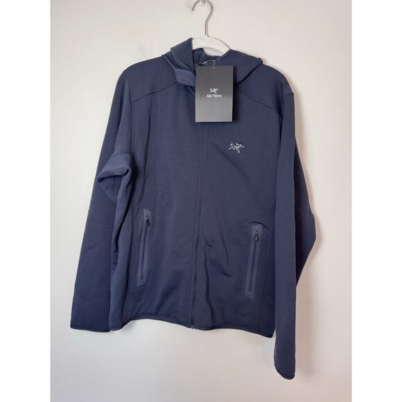 Arc'teryx Kyanite Hoody Full Zip Men's Size Medium Black Sapphire (navy Blue)NWT - Picture 9 of 16
